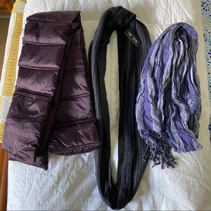 Variety of scarves. Set of 3